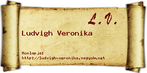 Ludvigh Veronika névjegykártya