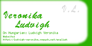 veronika ludvigh business card